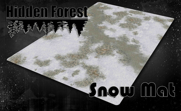HiddenForest Snow Terrain Mat – HiddenForestGaming