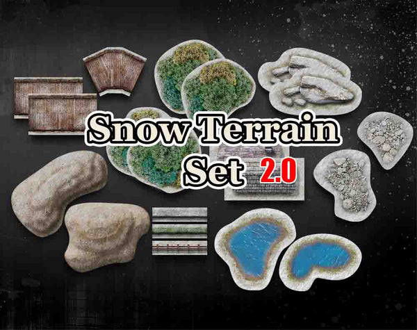 <h3><strong><span style="text-decoration: underline;">22% Savings Sale</span></strong></h3> HiddenForest Snow Terrain 2.0 for Warmachine and Hordes
