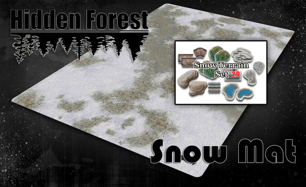 <h3><strong><span style="text-decoration: underline;">*Up to 11% Bundle Savings*</span></strong></h3>HiddenForest Snow Mat and Snow Terrain Bundle