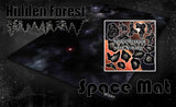 HiddenForest Space Gaming Mat V2 and Terrain Combo
