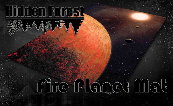 HiddenForest Space Gaming Mat Fire Planet (Mustafar)