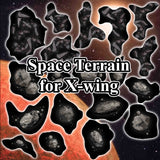 HiddenForest Space Gaming Mat V2 and Terrain Combo